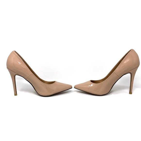 Madden Girl Heels Pink Taupe Nude Sz 7 - Picture 5 of 8